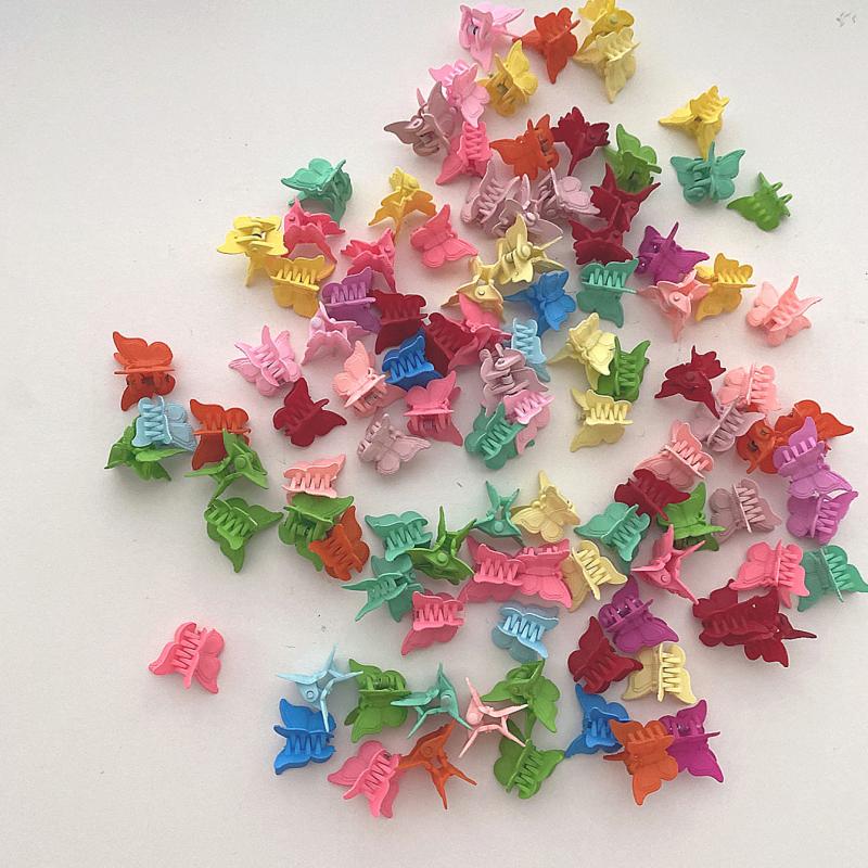 12pcs Mini Butterfly Shaped Hair Claw Clip for Women Girls