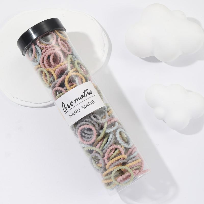 300pcs Elastic Hair Ties for Girls, Soft Hair Elastics for Thick Hair