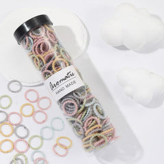 300pcs Elastic Hair Ties for Girls, Soft Hair Elastics for Thick Hair