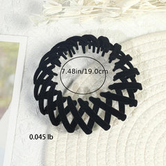Bird'S Nest Plate Hairpin Expandable Ponytail Hair Clips