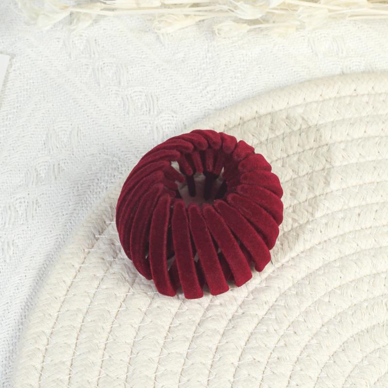 Bird'S Nest Plate Hairpin Expandable Ponytail Hair Clips