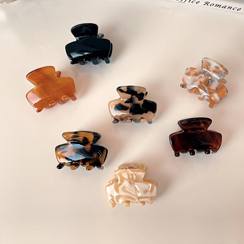 Acetate Small Grab Clip Ponytail Clip Hair Accessories