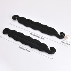 Pearl Hair Bun Maker Lazy Curler Clips