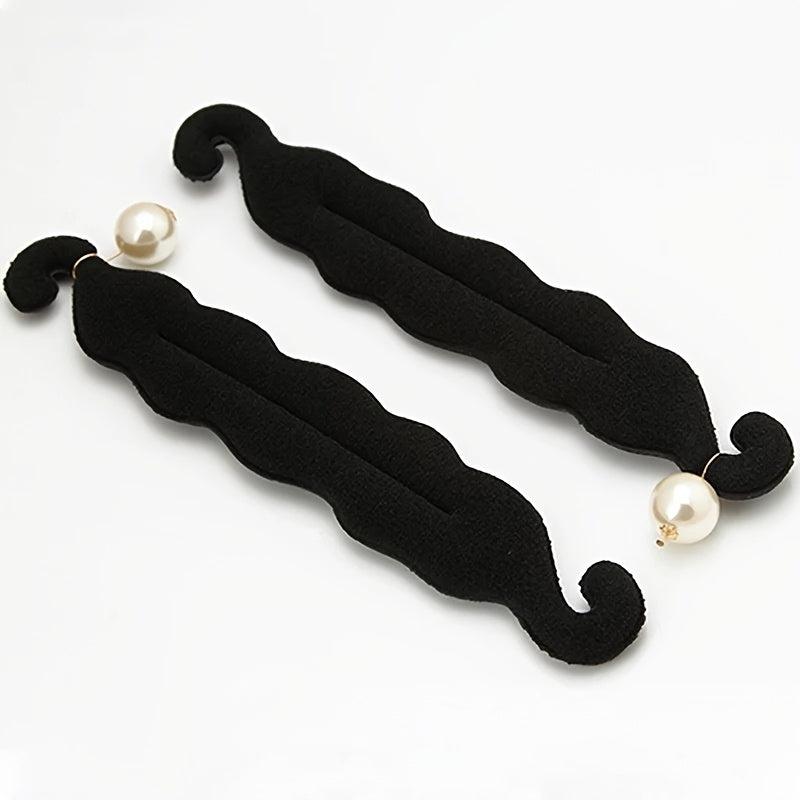 Pearl Hair Bun Maker Lazy Curler Clips