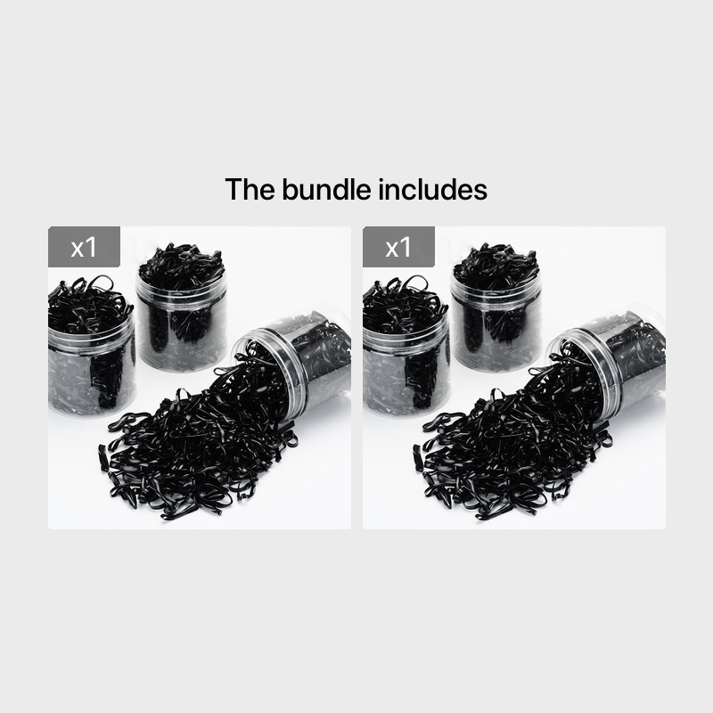 500 Pcs Mini Soft Rubber Bands for Girls and Women