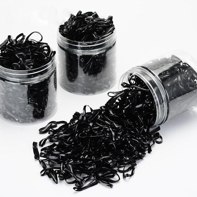 500 Pcs Mini Soft Rubber Bands for Girls and Women