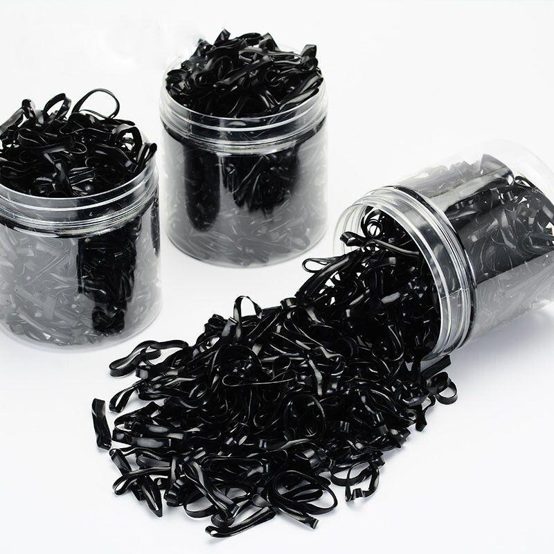 500 Pcs Mini Soft Rubber Bands for Girls and Women