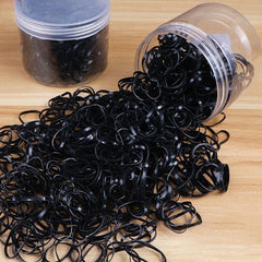500 Pcs Mini Soft Rubber Bands for Girls and Women