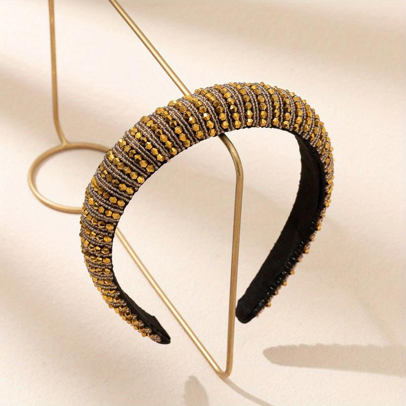 Baroque Rhinestone Headband Crystal Headdress for Women
