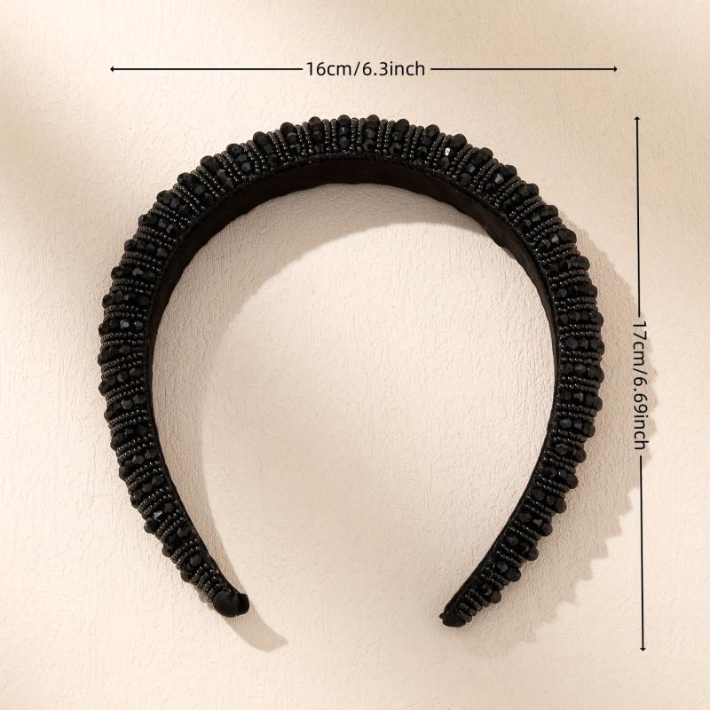 Baroque Rhinestone Headband Crystal Headdress for Women