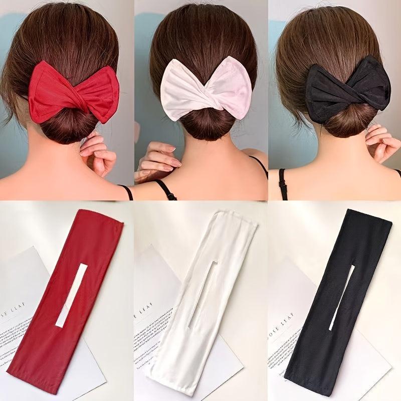 3pcs French Twist Hair Bun Maker Donut Quick Bun Twister Hair Styling Accessorie