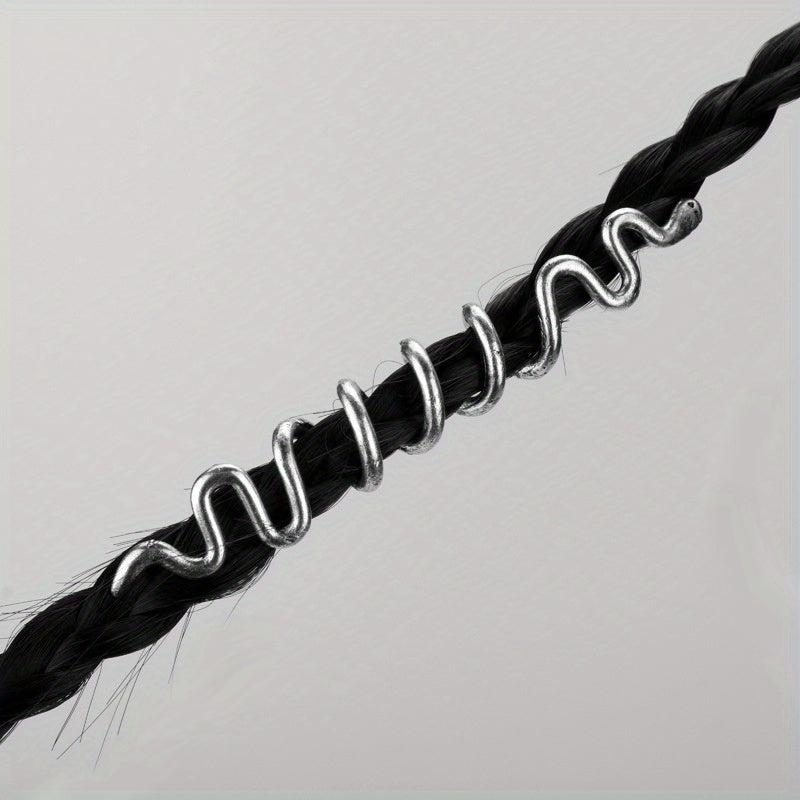 Vintage Viking Style Hair Ring Dreadlock Braid Hair Clip Hair Accessories