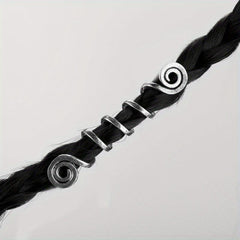 Vintage Viking Style Hair Ring Dreadlock Braid Hair Clip Hair Accessories