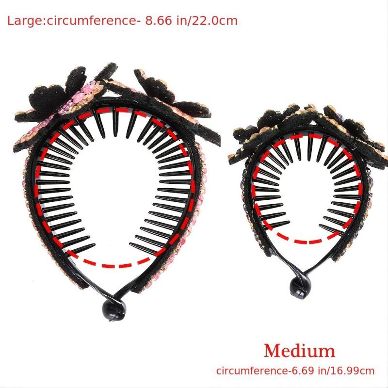 Rhinestone Flower Hair Clip for Women Birthday