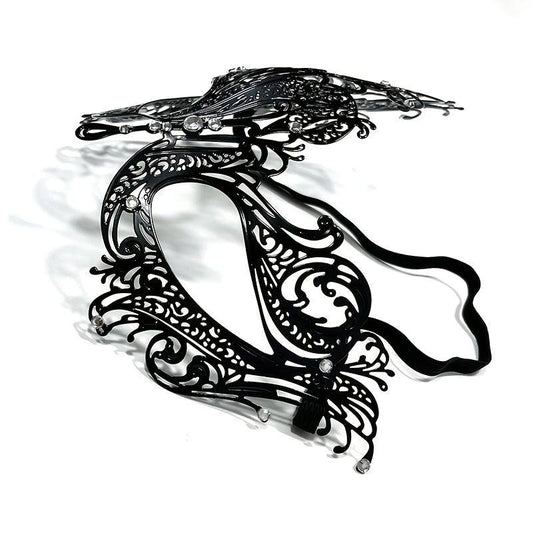 Rhinestone Venetian Masquerade Mask for Women