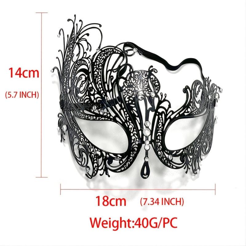 Rhinestone Venetian Masquerade Mask for Women