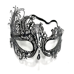 Rhinestone Venetian Masquerade Mask for Women
