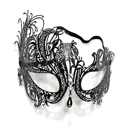 Rhinestone Venetian Masquerade Mask for Women