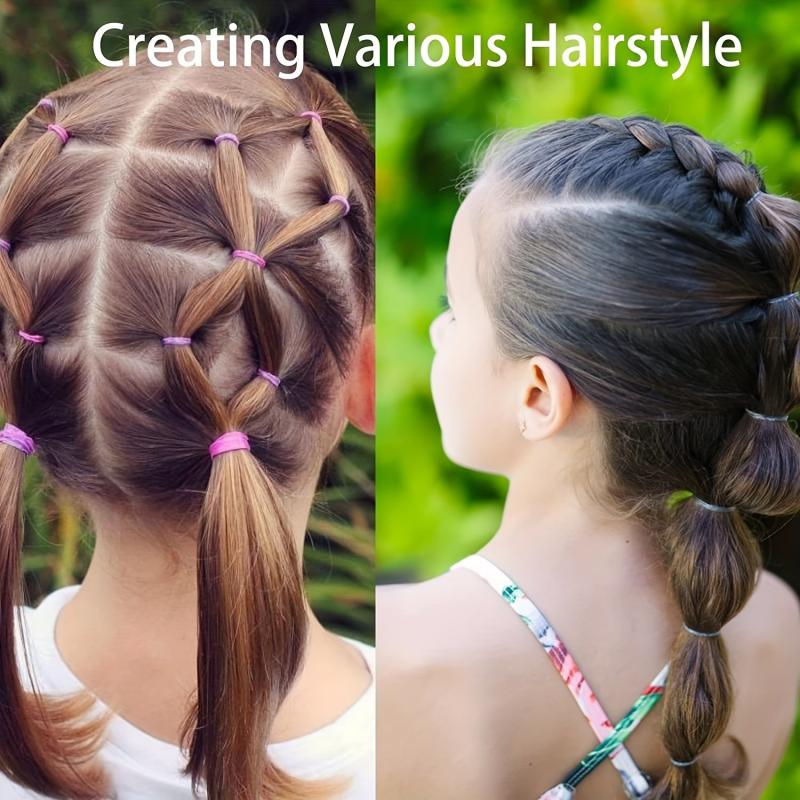 Colorful Braided Hair Bands Elastic Hair Tie For Thick or Thin Hair