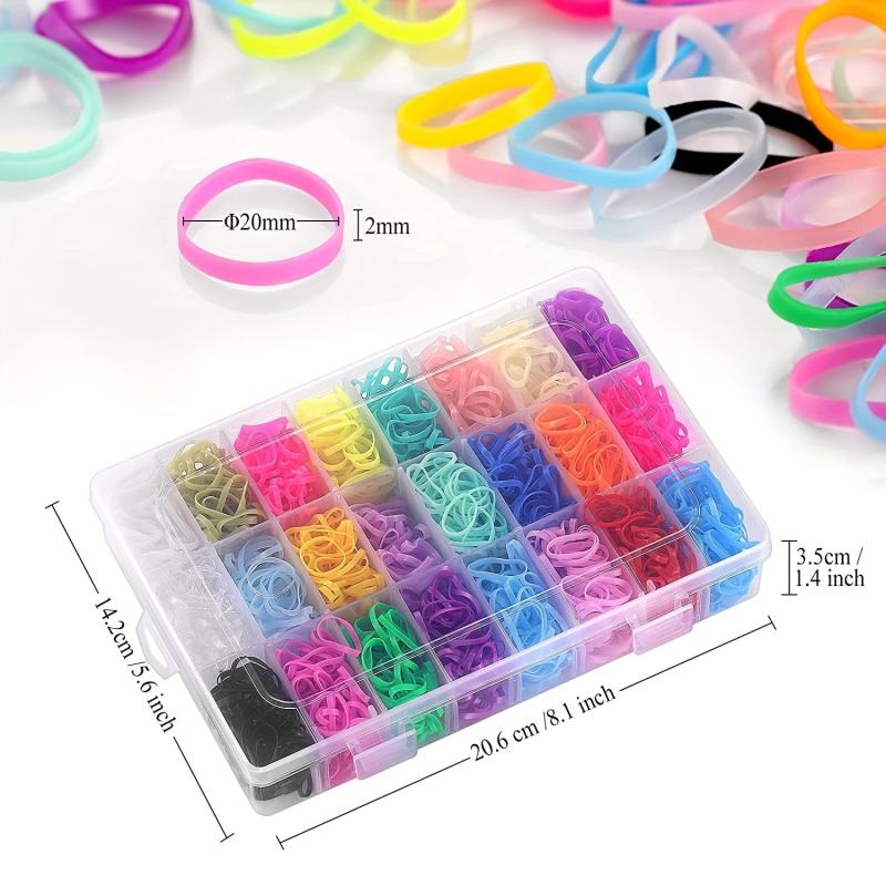 Colorful Braided Hair Bands Elastic Hair Tie For Thick or Thin Hair