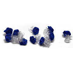 Mini Rose Decor Hair Claw Wedding Hairstyle Tool Women Girls Hair Accessories