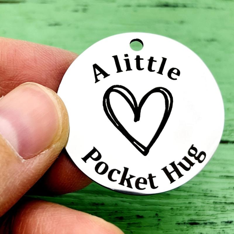 Pocket Hug Token Gift Keychains For Anniversary