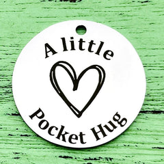 Pocket Hug Token Gift Keychains For Anniversary