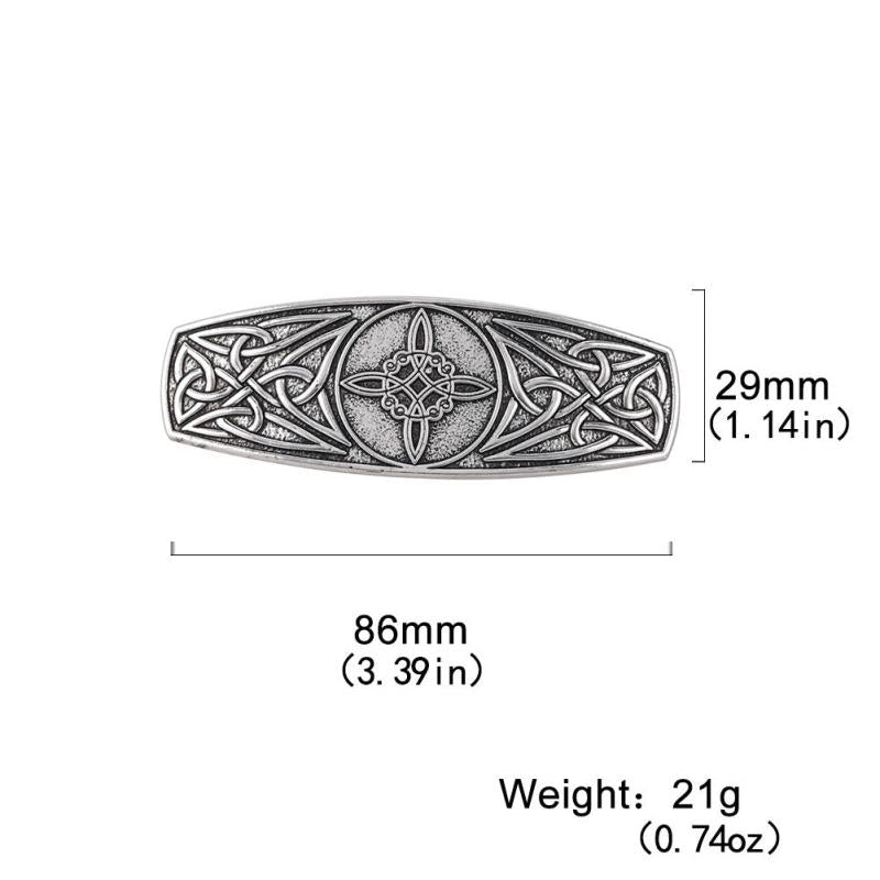 Golden Tree Pattern Hair Clip Viking Style Hair Accessories Vintage Celtic Style
