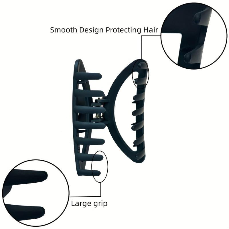 Frosted Solid Hair Claws Mini Shark Claw Hair Accessories For Women Girls