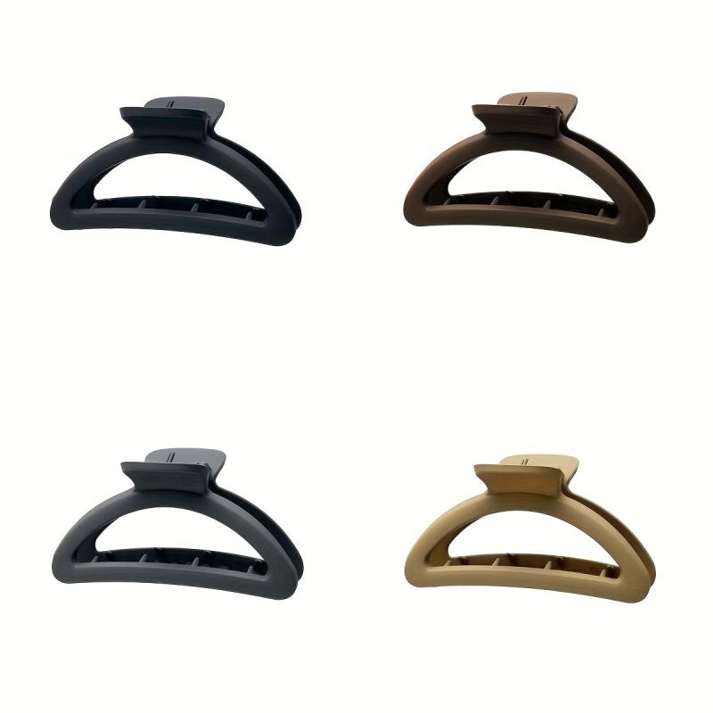 Frosted Solid Hair Claws Mini Shark Claw Hair Accessories For Women Girls