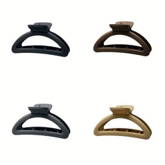 Frosted Solid Hair Claws Mini Shark Claw Hair Accessories For Women Girls