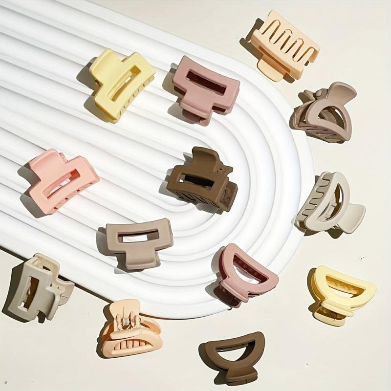 16pcs Mini Frosted Vintage Hair Claw Set for Girls and Women