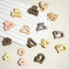 16pcs Mini Frosted Vintage Hair Claw Set for Girls and Women