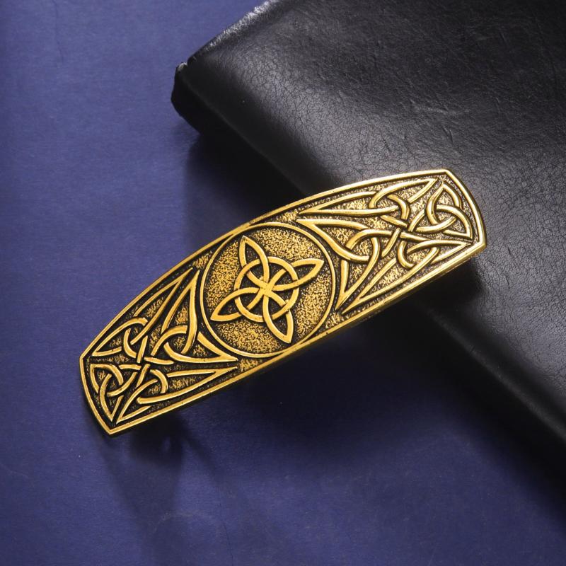 Vintage Celtic Hair Clip French Barrette