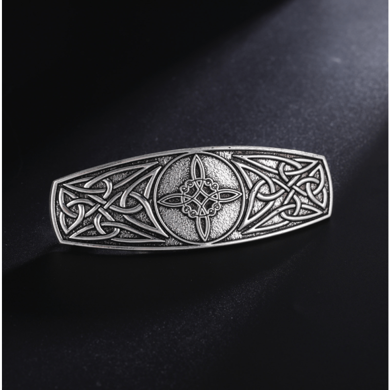 Vintage Celtic Hair Clip French Barrette