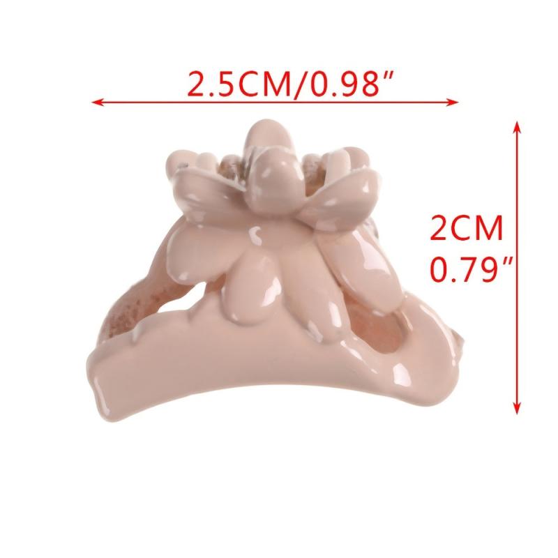 6PCS Mini Hair Claw Clips Strong Hold Hair Accessories For Women Girls