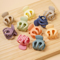 10pcs Mini Claw Hair Clips Non Slip Colorful Hair Claws Matte Jaw Clamps