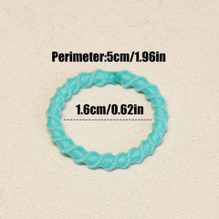 Mini Candy Hair Tie Hair Ring Ponytail Braids Holder Women Girls Baby Toddlers