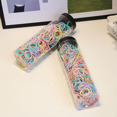 Mini Candy Hair Tie Hair Ring Ponytail Braids Holder Women Girls Baby Toddlers