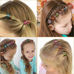 50pcs Butterfly Hair Clips Mini Claw Clip Pastel Hair Clips