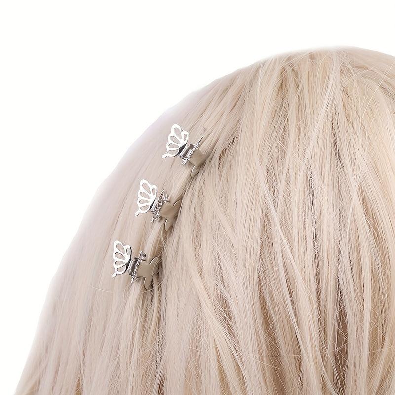 5pcs Butterfly Shape Hair Claw Mini Hair Claw Y2K Hair Accessories