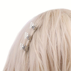5pcs Butterfly Shape Hair Claw Mini Hair Claw Y2K Hair Accessories