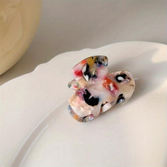 Acetic Acid Leopard Pattern Hair Claw Mini Hair Clip