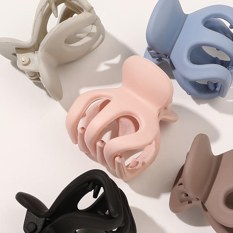6pcs Mini Hair Claw Plastic Girls Hairpin Hair Clip Small Hair Claw