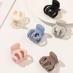 6pcs Mini Hair Claw Plastic Girls Hairpin Hair Clip Small Hair Claw