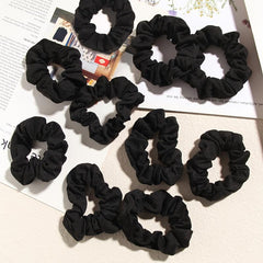 Velvet Scrunchies Mini Thin Elastic Hair Ties 10pcs