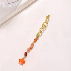 3pcs Tassels Hair Ring Jewelry For Braids Snake Dreadlock Rings