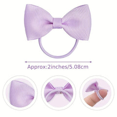Bowknot Hair Tie Elastic Hair Rings Hair Accessories Children's Gift