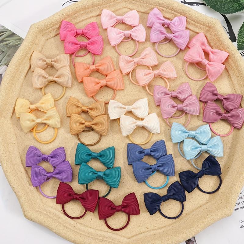 Bowknot Hair Tie Elastic Hair Rings Hair Accessories Children's Gift