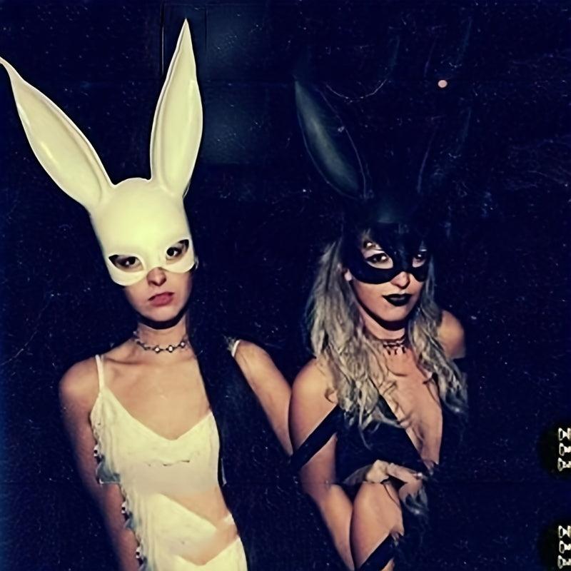 Bunny Mask Bar Nightclub Halloween Makeup Headdress Party Rabbit Ear Mask